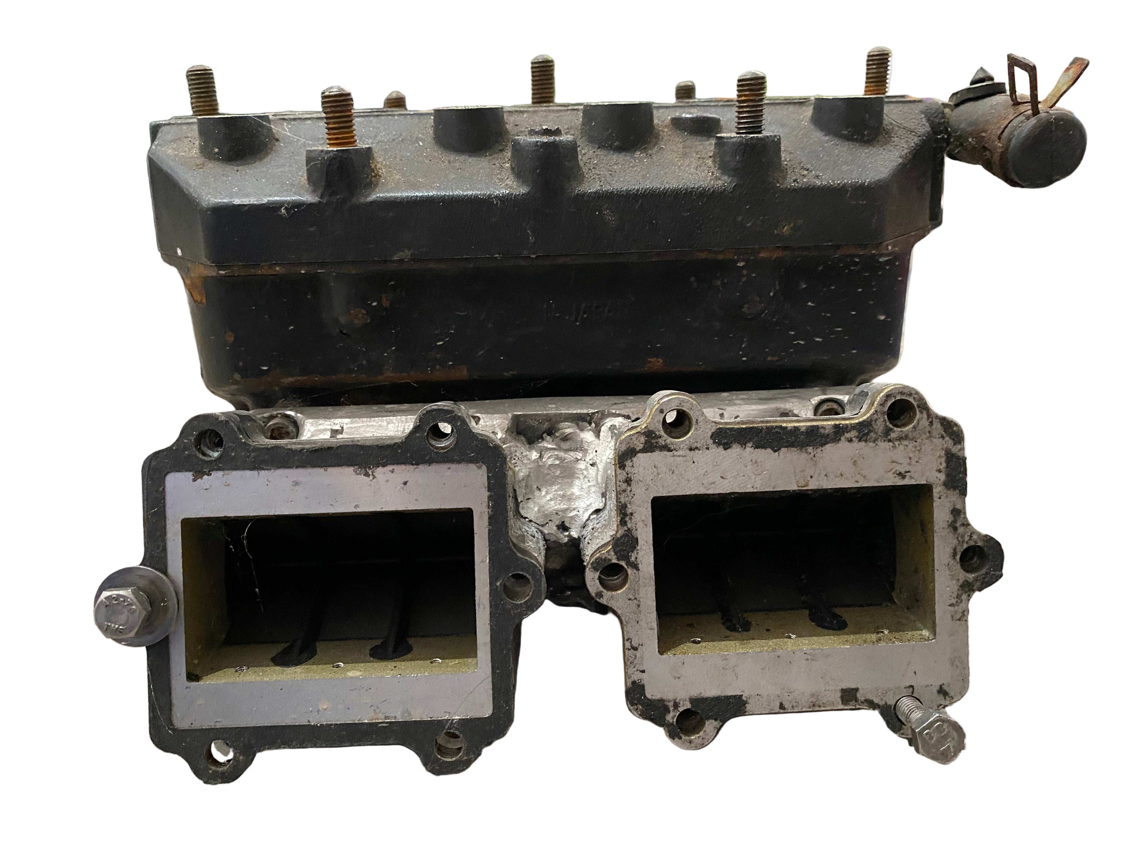 JSB Original Part - Complete JS550 Cylinder with Tigershark Reed Intake Adapter and Exhaust Adapter