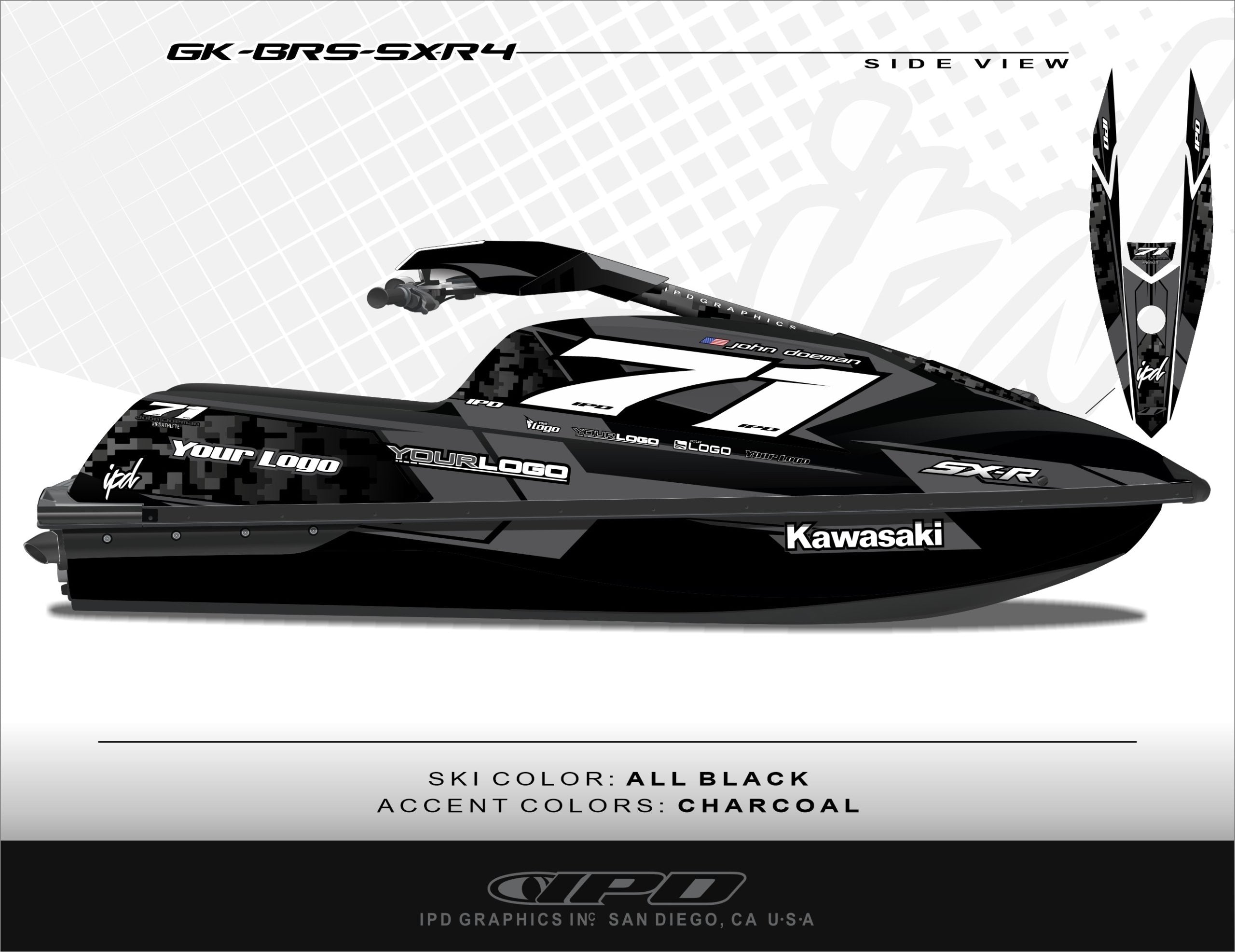 Kawasaki SXR 1500 Graphics Kit (BRS Design)