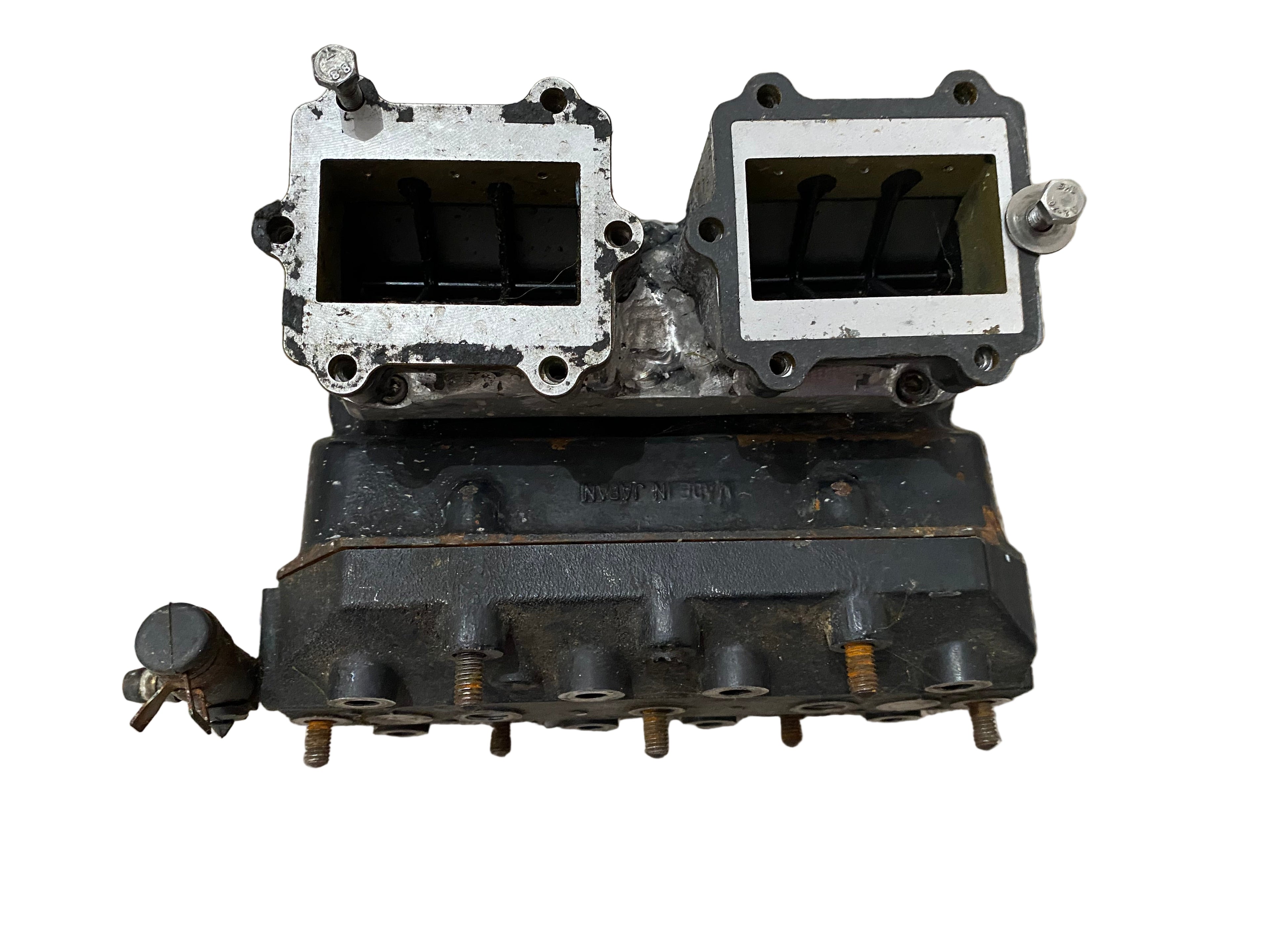 JSB Original Part - Complete JS550 Cylinder with Tigershark Reed Intake Adapter and Exhaust Adapter