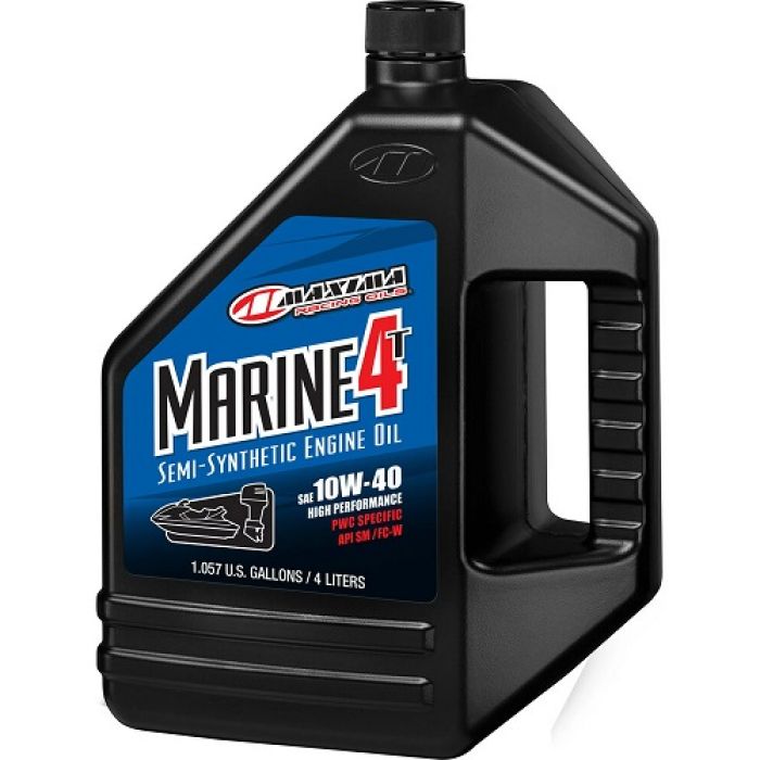 MARINE 4T SYN BLEND 10W40 4 LITER