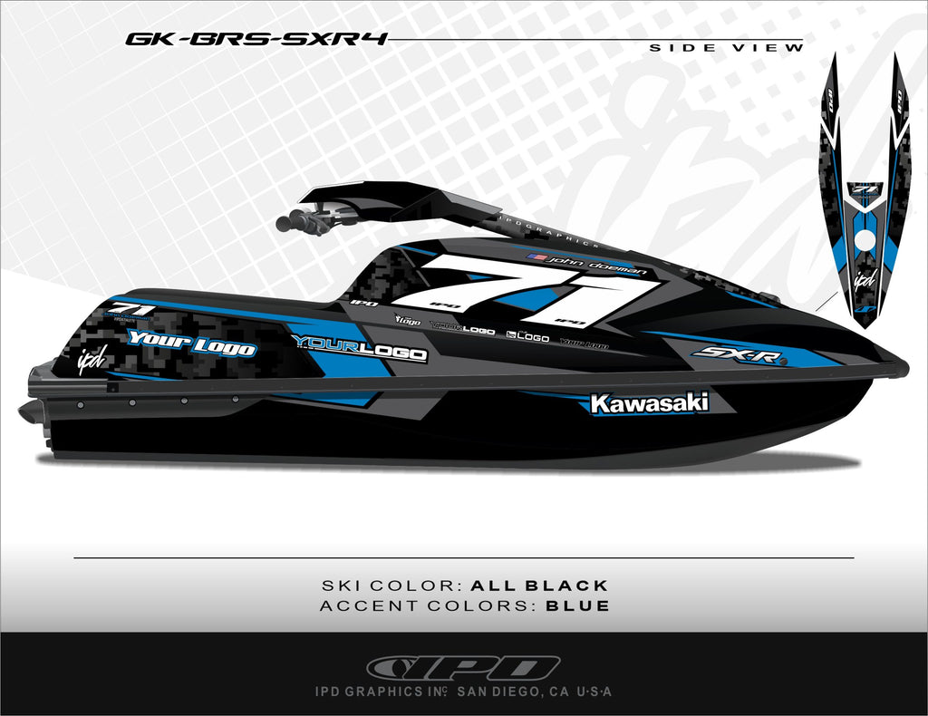 Kawasaki SXR 1500 Graphics Kit (BRS Design)