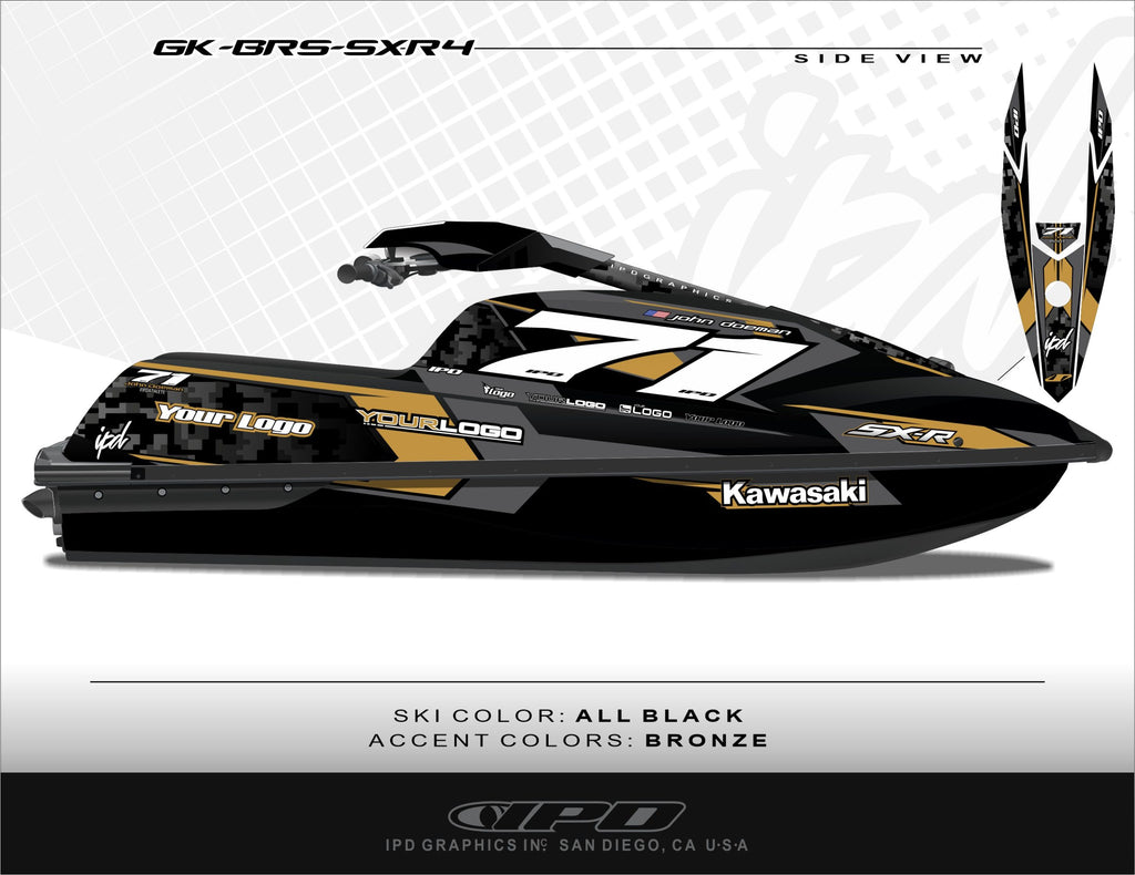 Kawasaki SXR 1500 Graphics Kit (BRS Design)