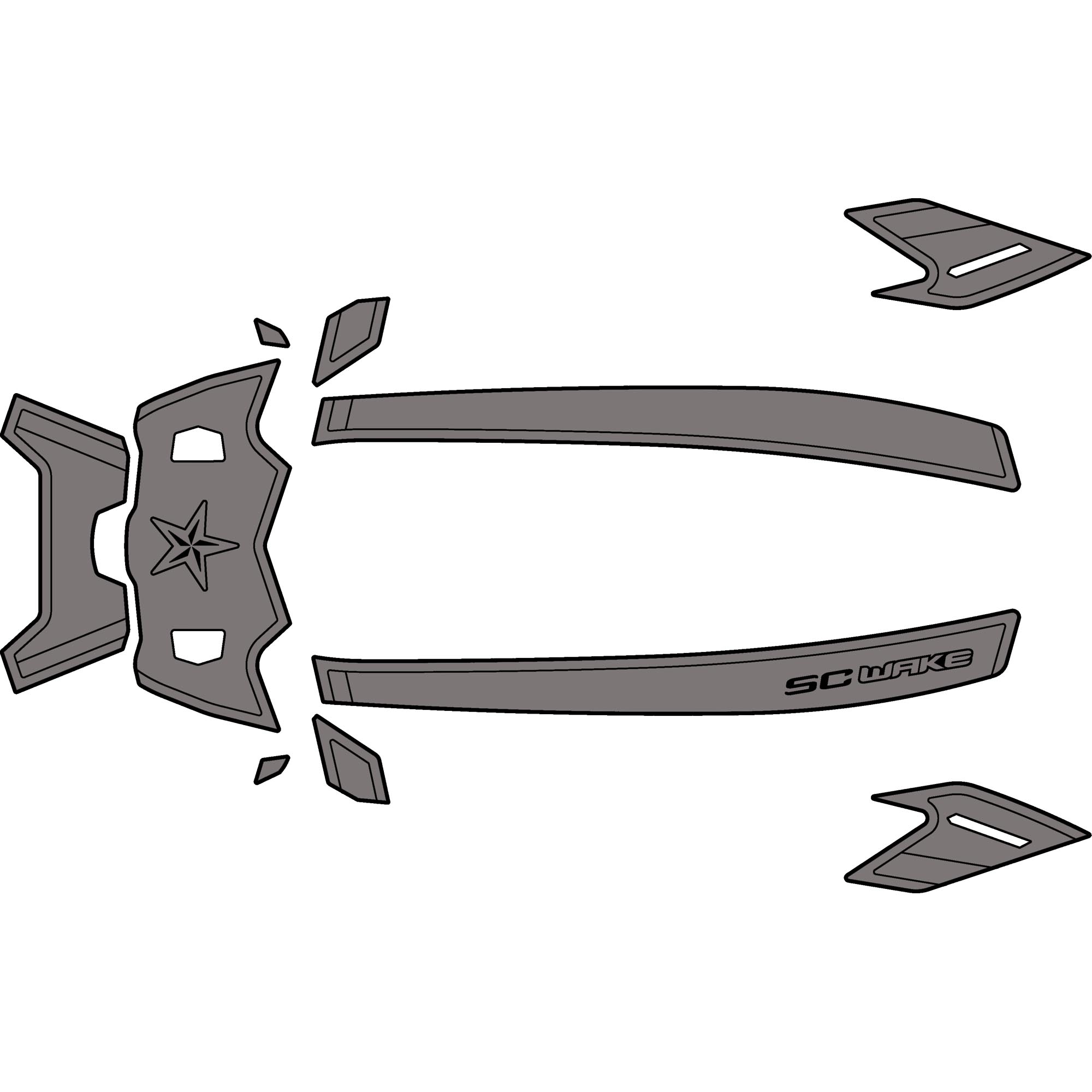 SeaDoo Spark Trixx 3 Up (2024) Traction Mats