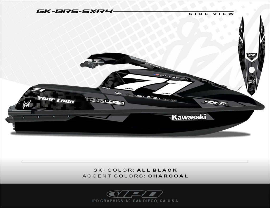 Kawasaki SXR 1500 Graphics Kit (BRS Design)
