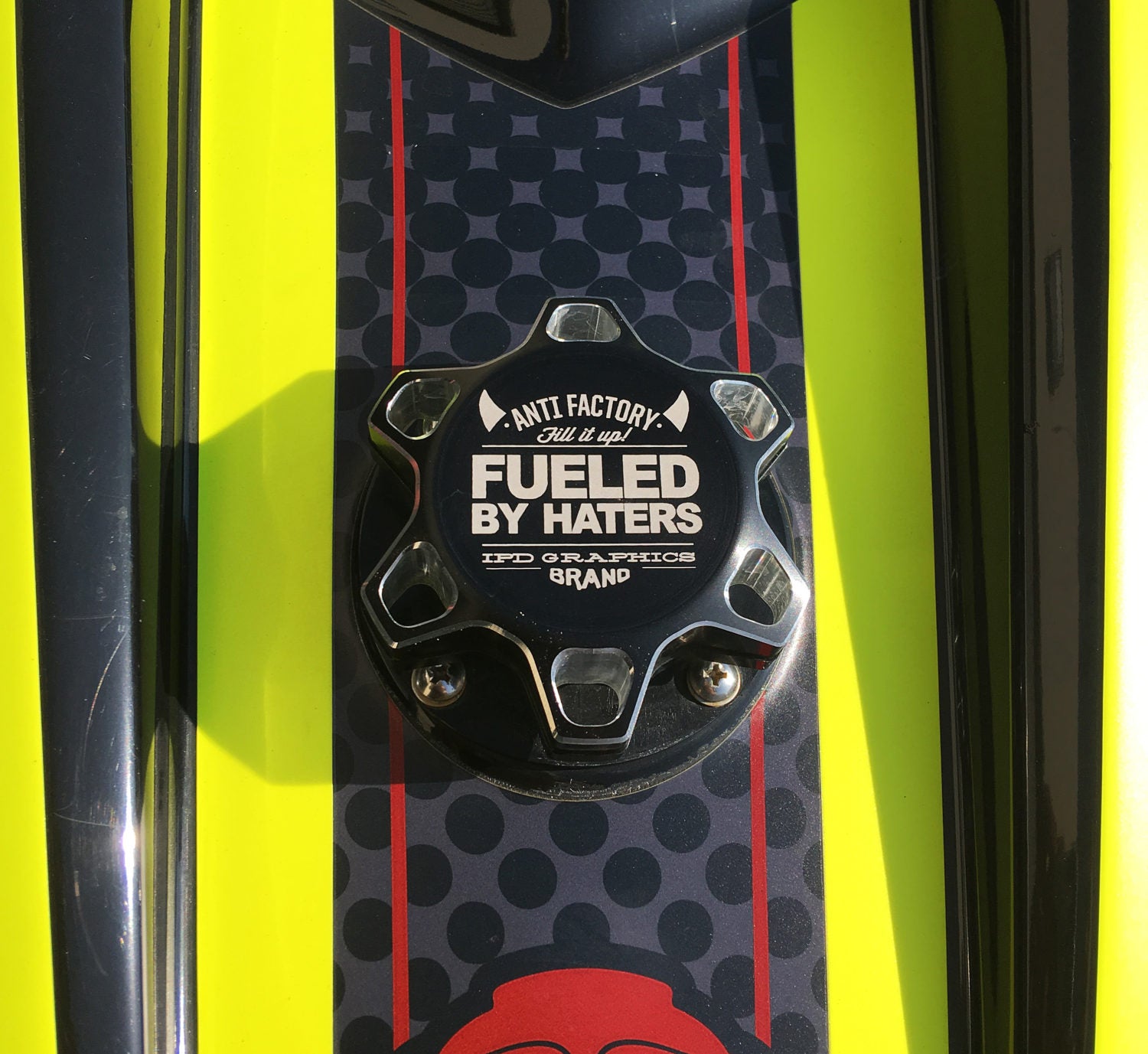 Billet Gas Cap for Kawasaki Jet Skis (Fueled by Haters)